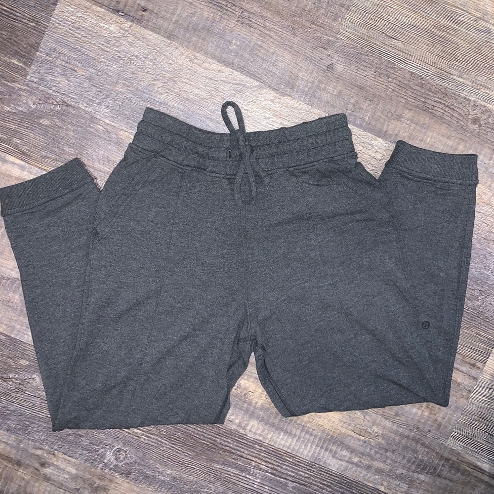 Dark Heather Grey High-Rise Lululemon Joggers